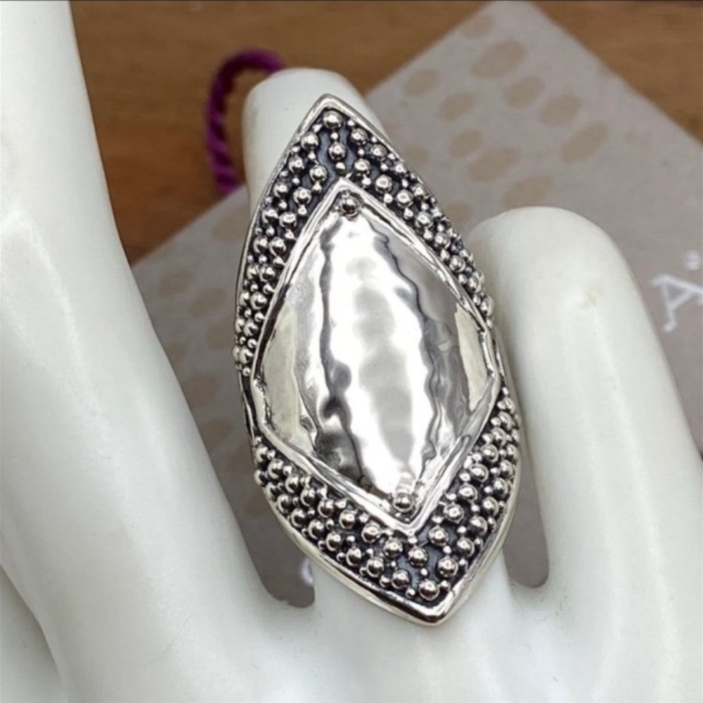 Silpada Sterling Silver ‘Sheild’ Statement Ring R… - image 2